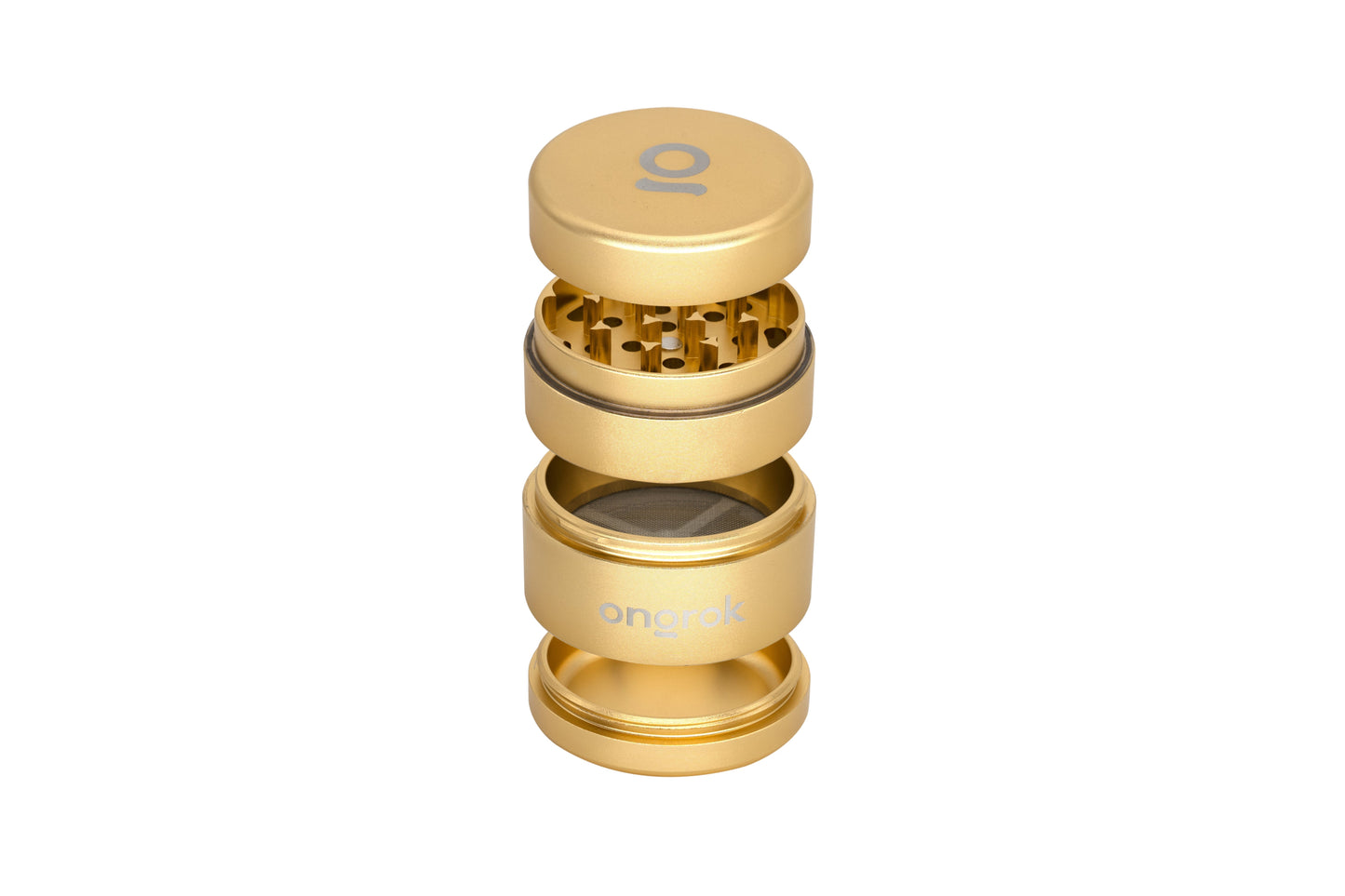 Ongrok Mini 4-Piece EZ Grinder for Easy Herb Grinding