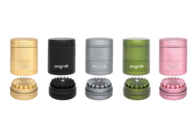 Ongrok Flower Petal Toothless Grinder for Herbs