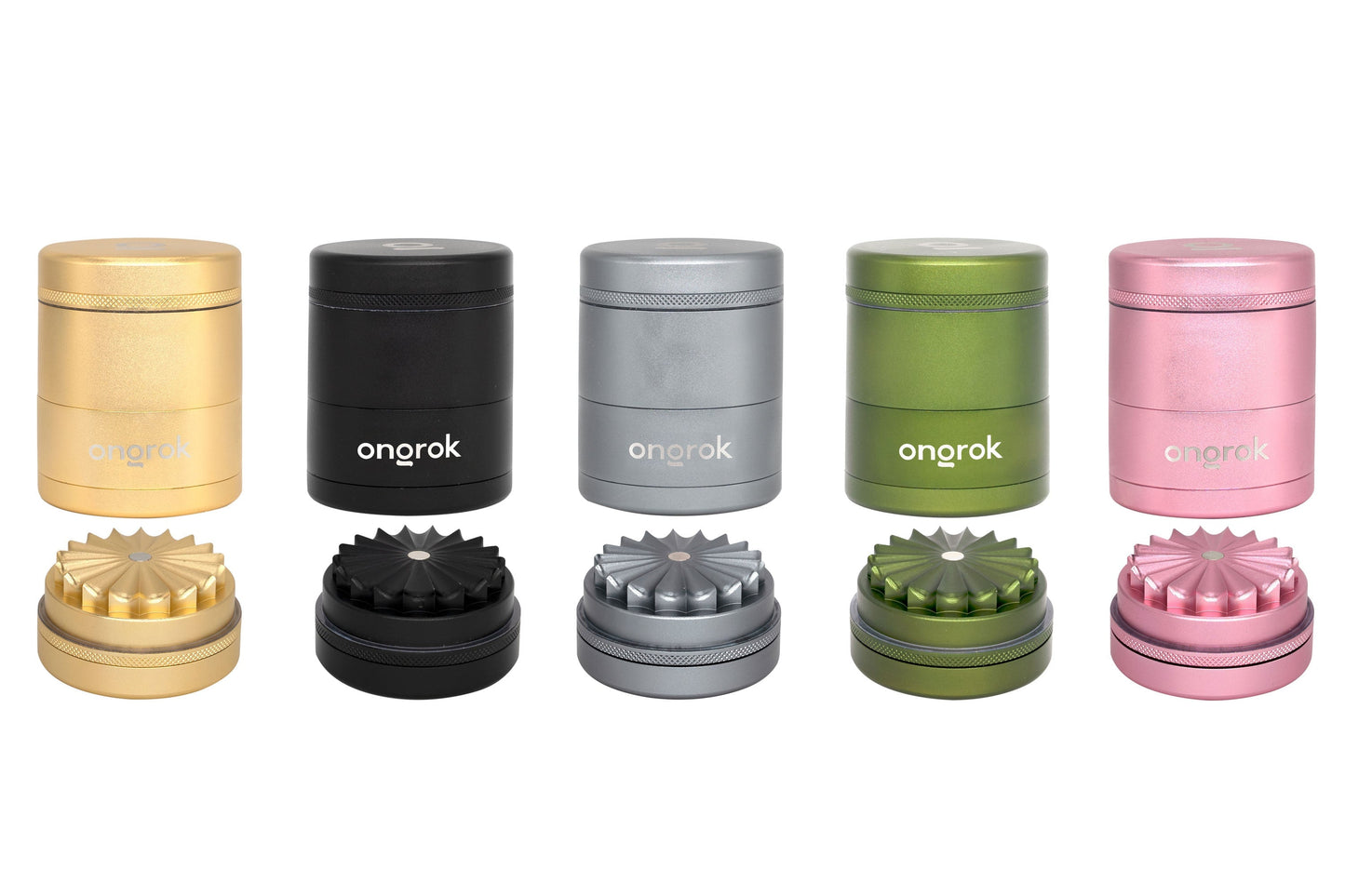 Ongrok Flower Petal Herb Grinder - 5-Piece Design