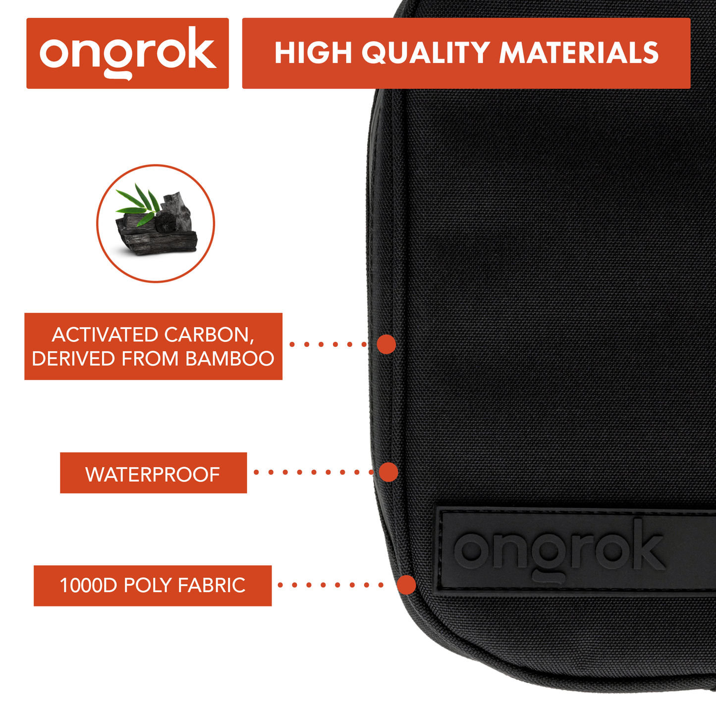 Ongrok Odor-Absorbing Carbon-lined Wallets with Lock