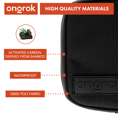 Ongrok Odor-Absorbing Carbon-lined Wallets with Lock