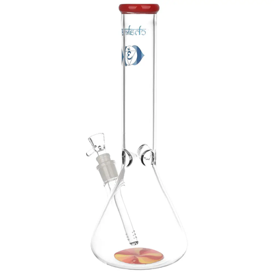 Chakra Drop of Sun Beaker Bong - Durable Glass Design
