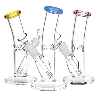 Classic Bent Neck Glass Straight Tube Bongs