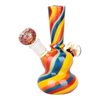 Mini Bong Rainbow Swirl 6" for Enhanced Smoking
