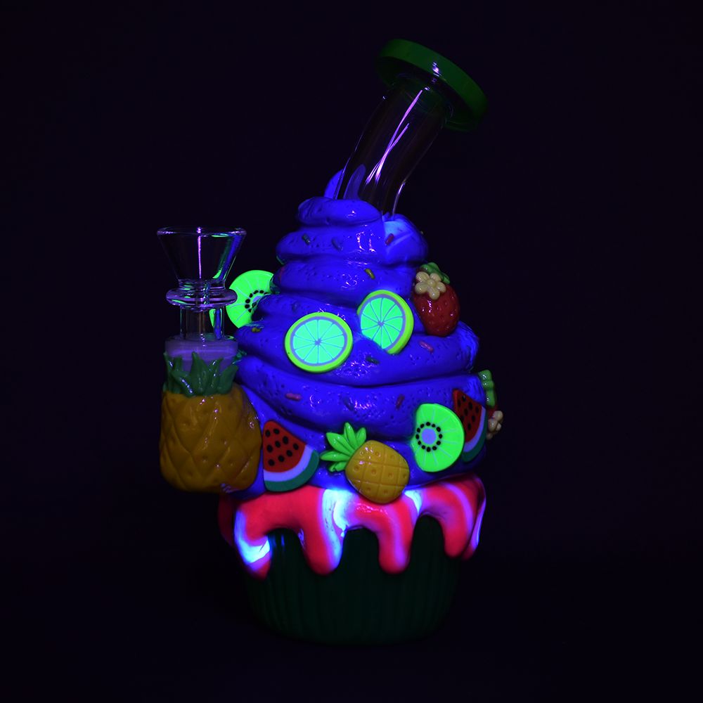 Fruity Menagerie Cupcake Bong for Flavorful Experiences