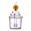 Goody Glass Cupcake Sprinkle Bubbler