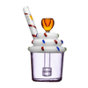Goody Glass Cupcake Sprinkle Bubbler