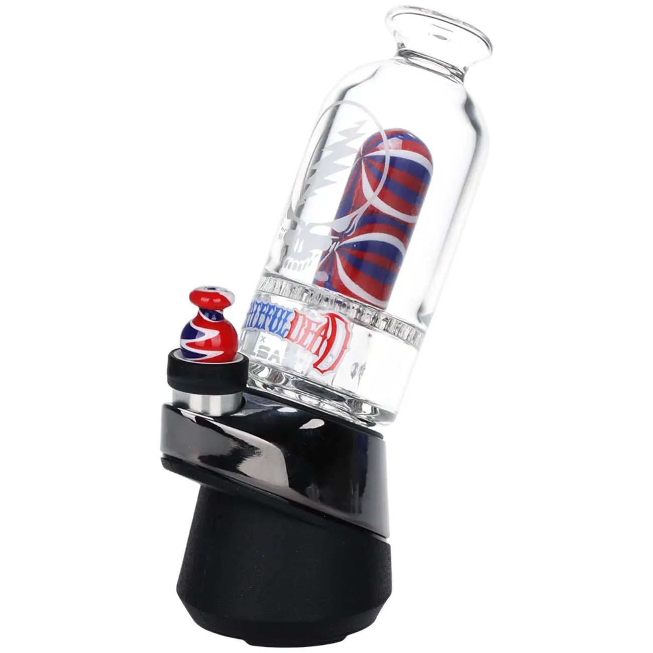 Grateful Dead Sandblasted Stealie Puffco Peak Glass
