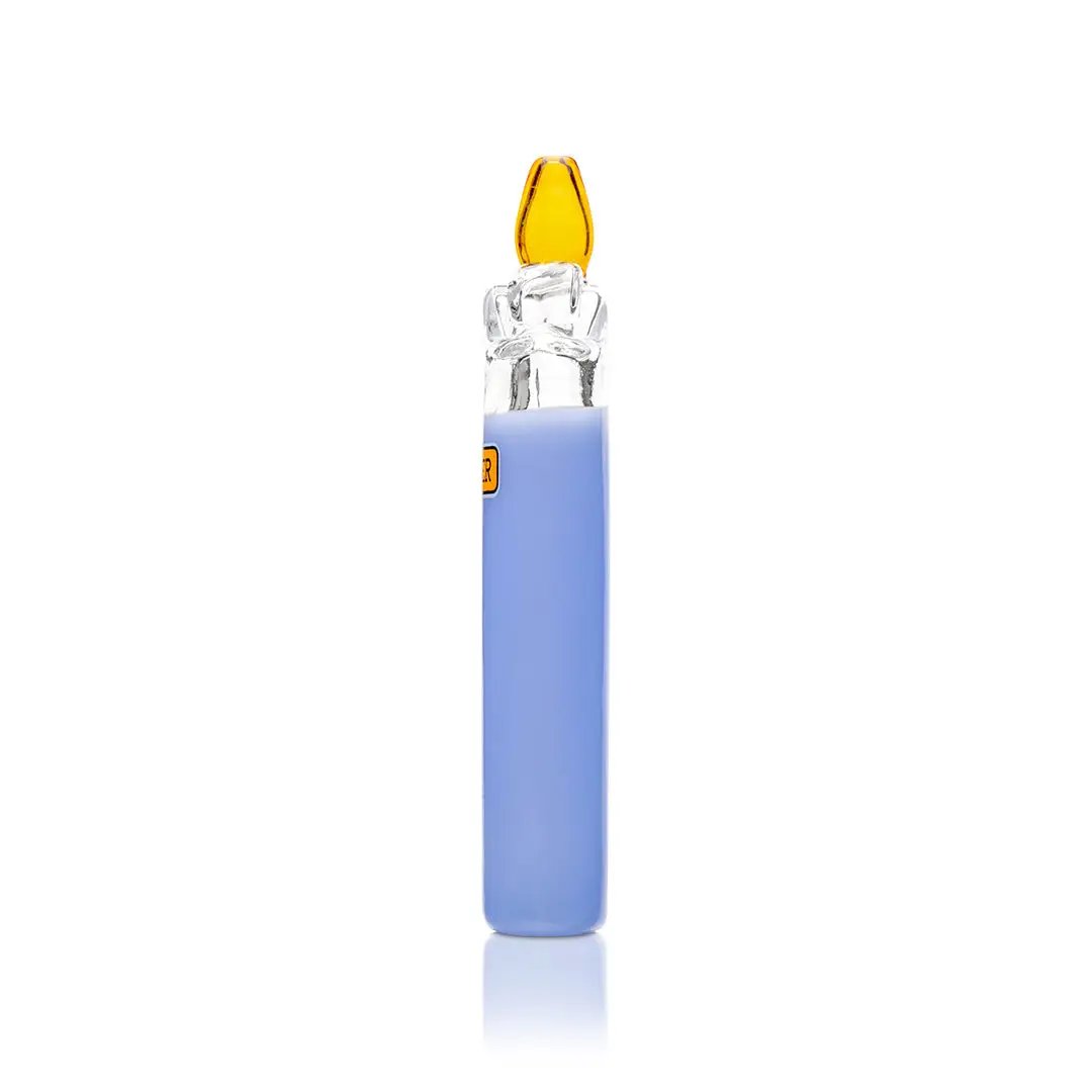 Hemper Bowlman Lighter Themed Glass Pipe