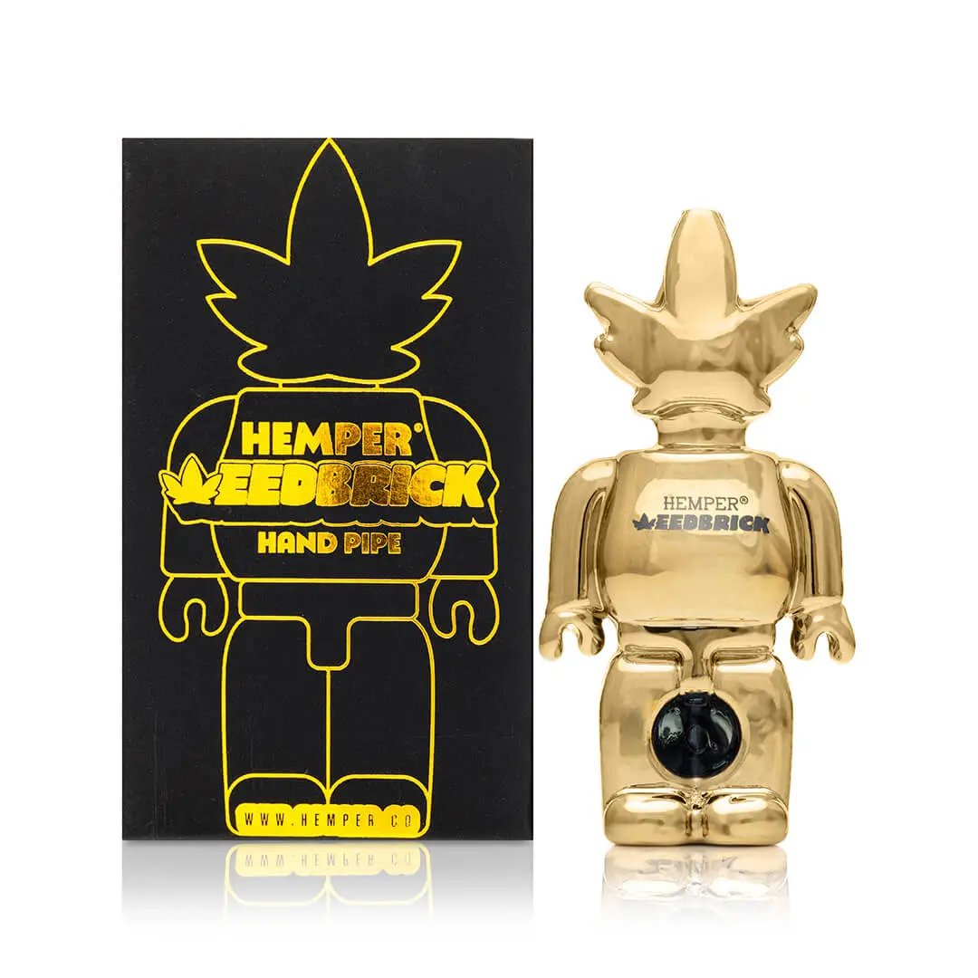 Hemper Weedbrick Glass Pipe