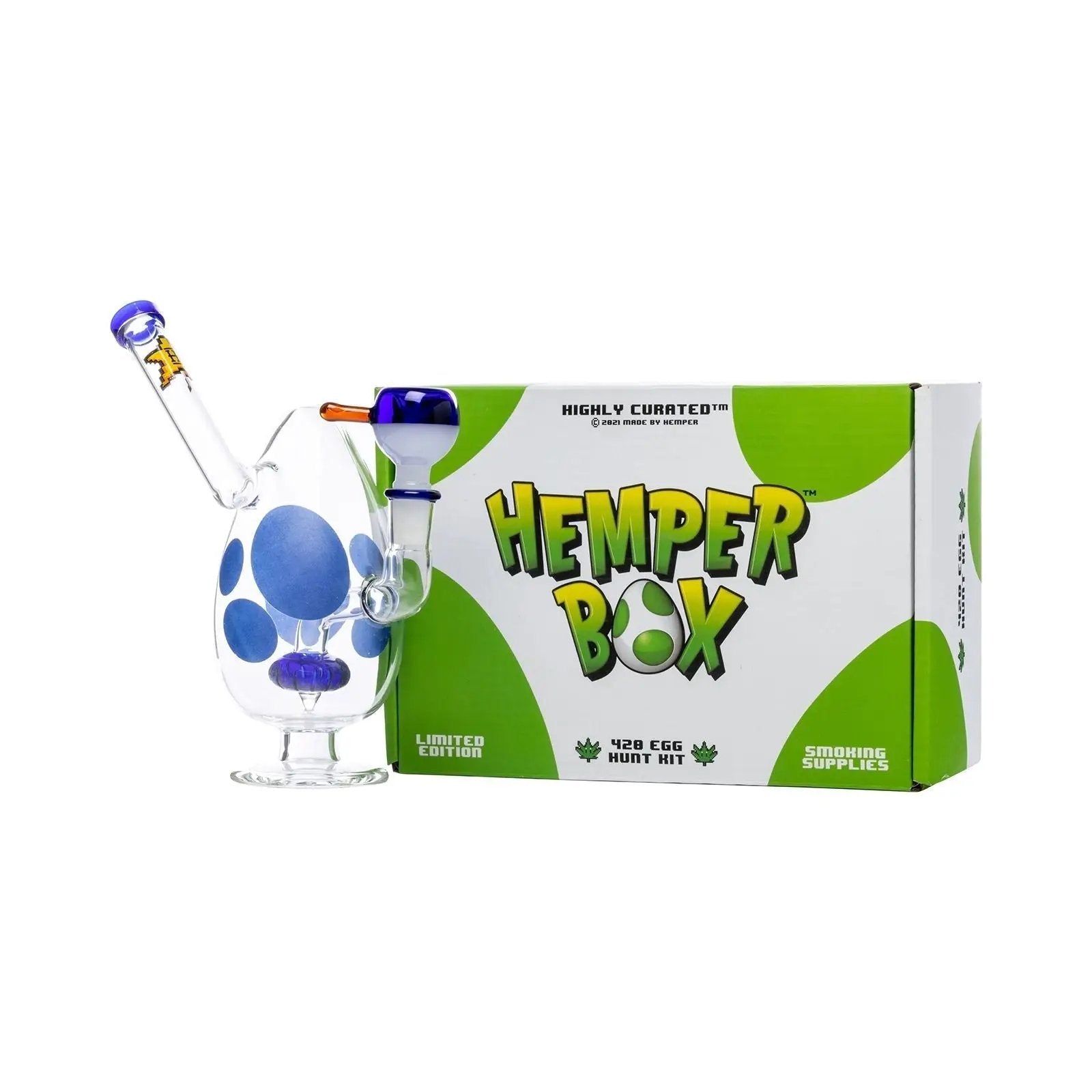 Hemper Spotted Egg Mini Bong