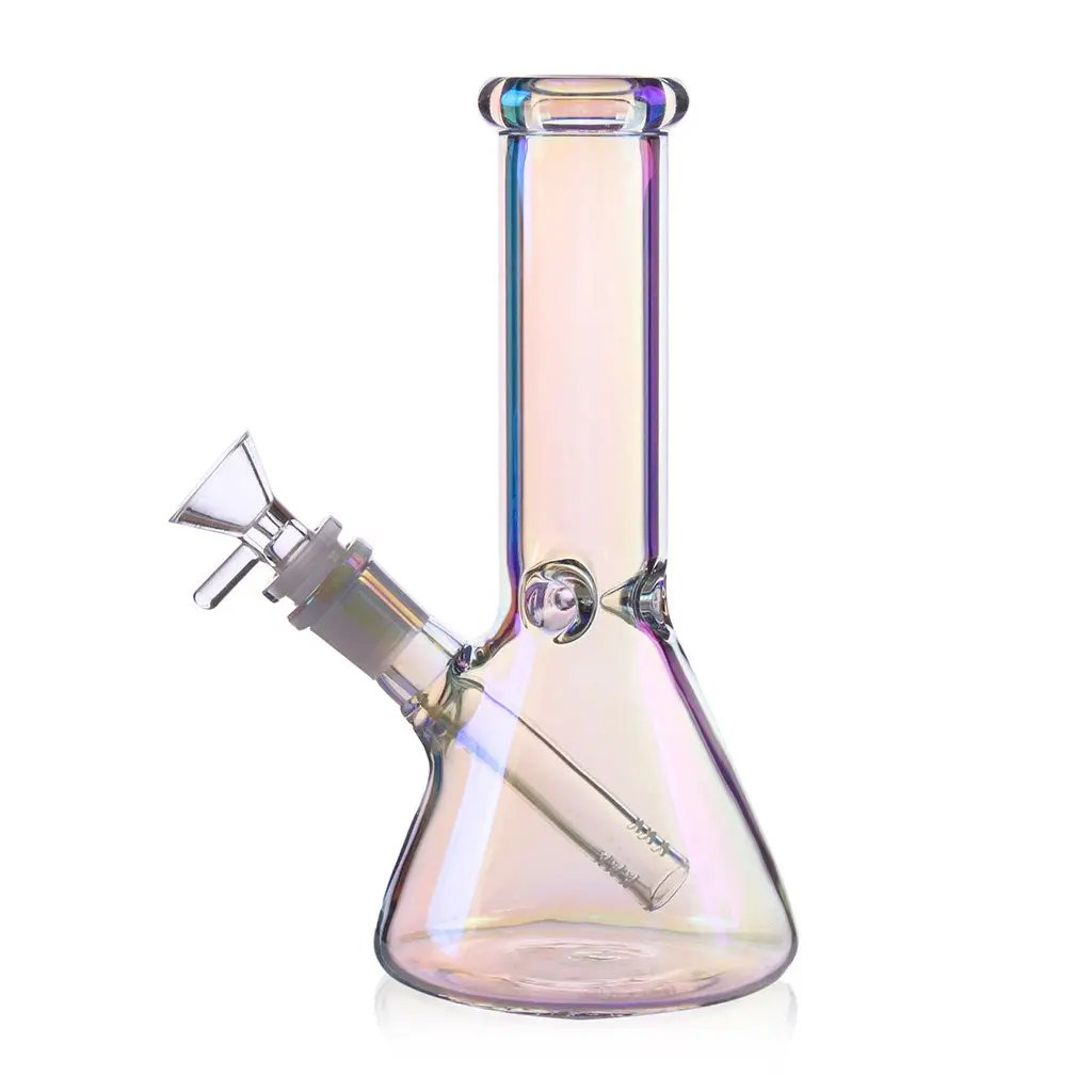 Unbranded 8” Opal Beaker Bong - 8 inch opal beaker bong