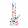 Patriot Leaf Glow Beaker Bong - 10 inches of Fun