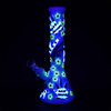 Patriot Leaf Glow Beaker Bong - 10 inches of Fun