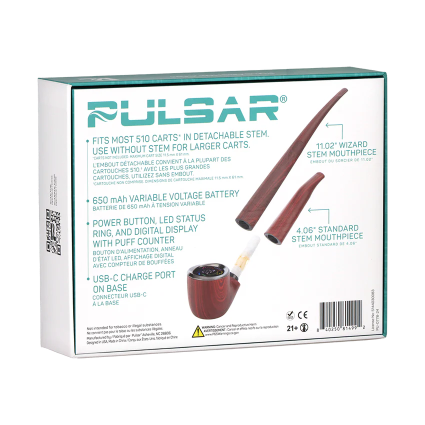 Pulsar 510 DL Wizard Pipe Vape 🔋