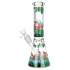 Pulsar Chillin Flamingos Beaker Bong