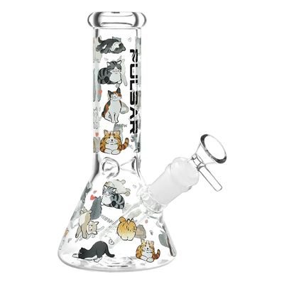 Pulsar Kitten Corral Beaker Bong - Enjoy Smooth Hits