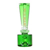 Pulsar Stacked Geometric Glycerin Hand Pipe Green
