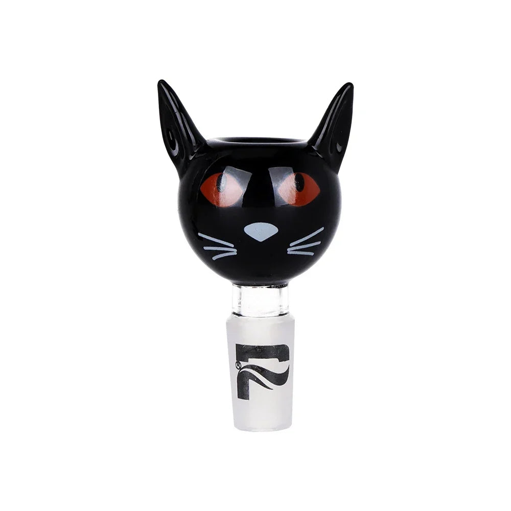 Pulsar Superstitious Kitty Glow Bong Hand Pipe Bundle
