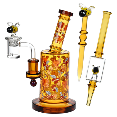 Pulsar UV Glow Bees Dab Rig Kit