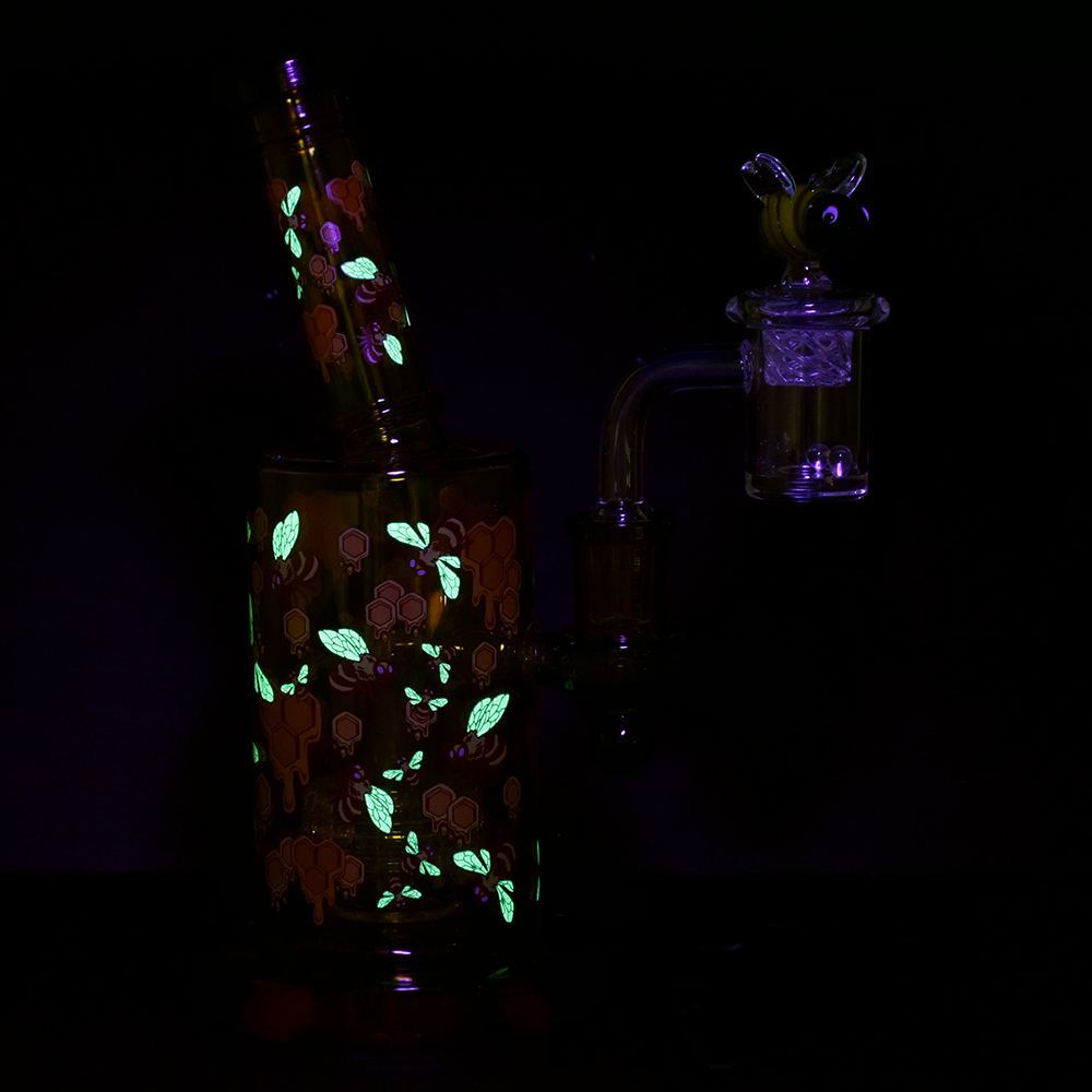 Pulsar UV Glow Bees Dab Rig Kit