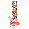 Rainbow Pride Beaker Bong for Optimal Smoking Experience