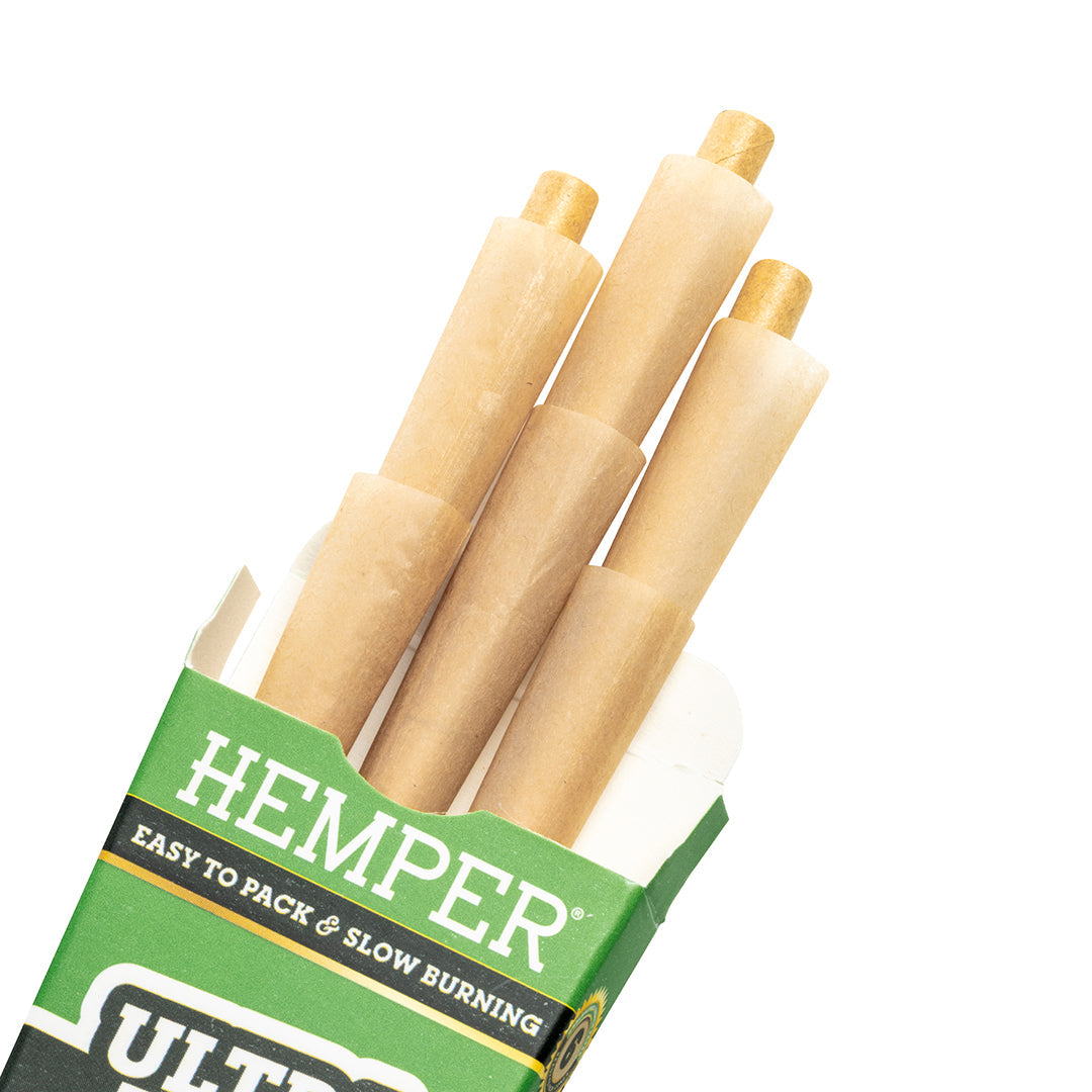 Ultra Thin Pre-Rolled Cones French Unbleached Paper - 6 Pack - 1 1/4 Size