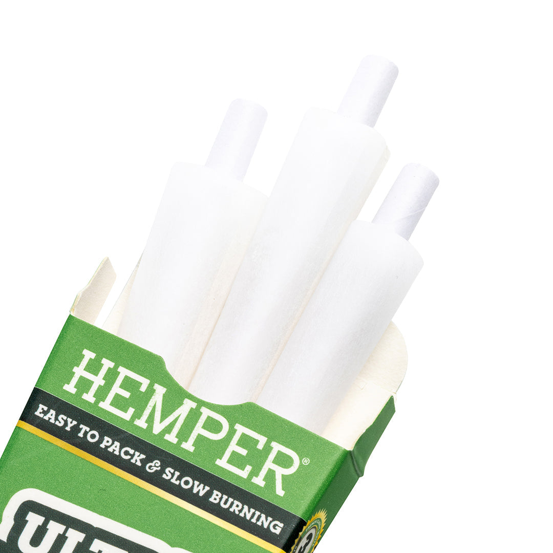 Ultra Thin Pre-Rolled Cones French White Paper - 3 Pack - King Size
