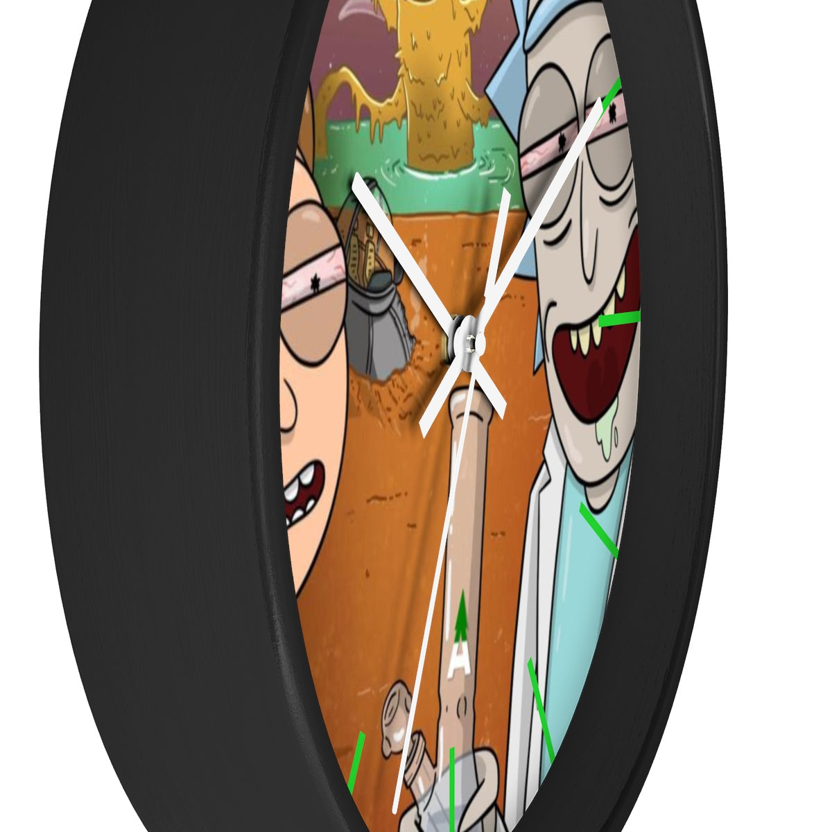 Rick & Morty “Space Beach” Wall Clock by Mission Dispensary | Mission Dispensary