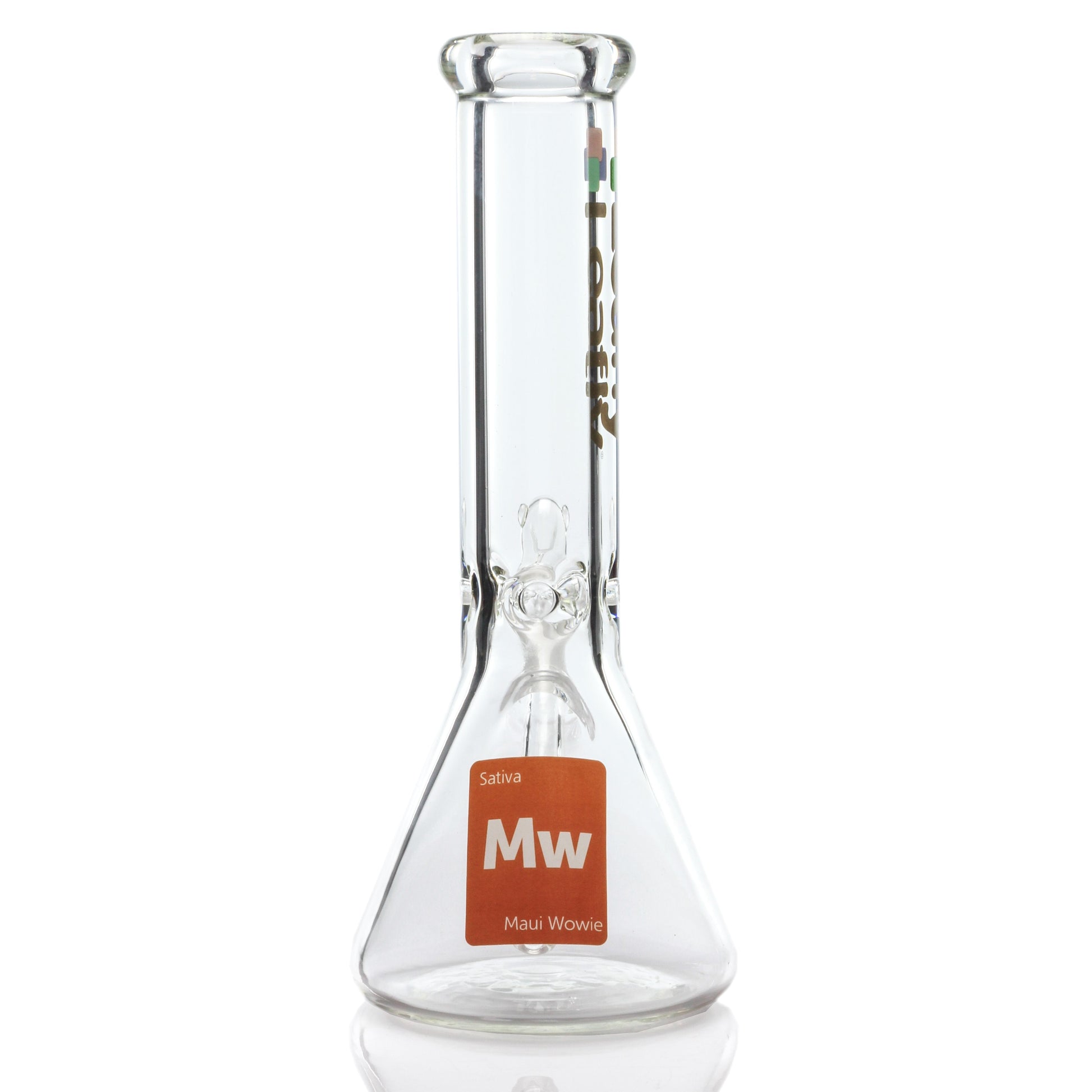 Leafly Strain Tile Beaker Bong - Sativa, Indica or Hybrid by Leafly Water Pipes | Mission Dispensary