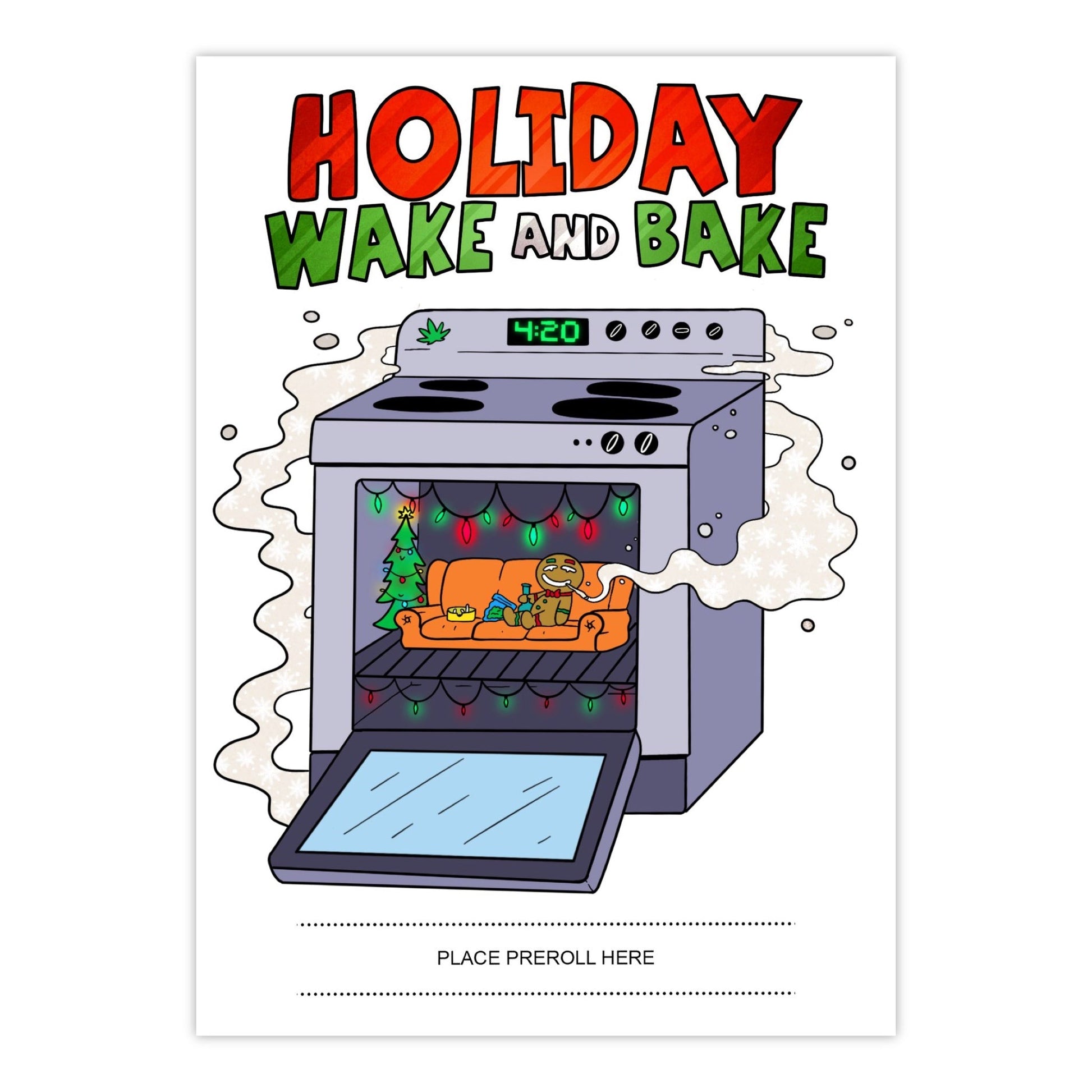 420 Cardz Holiday Wake & Bake Card by 420 Cardz | Mission Dispensary