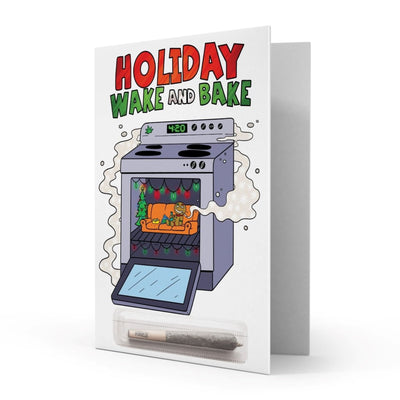 420 Cardz Holiday Wake & Bake Card by 420 Cardz | Mission Dispensary