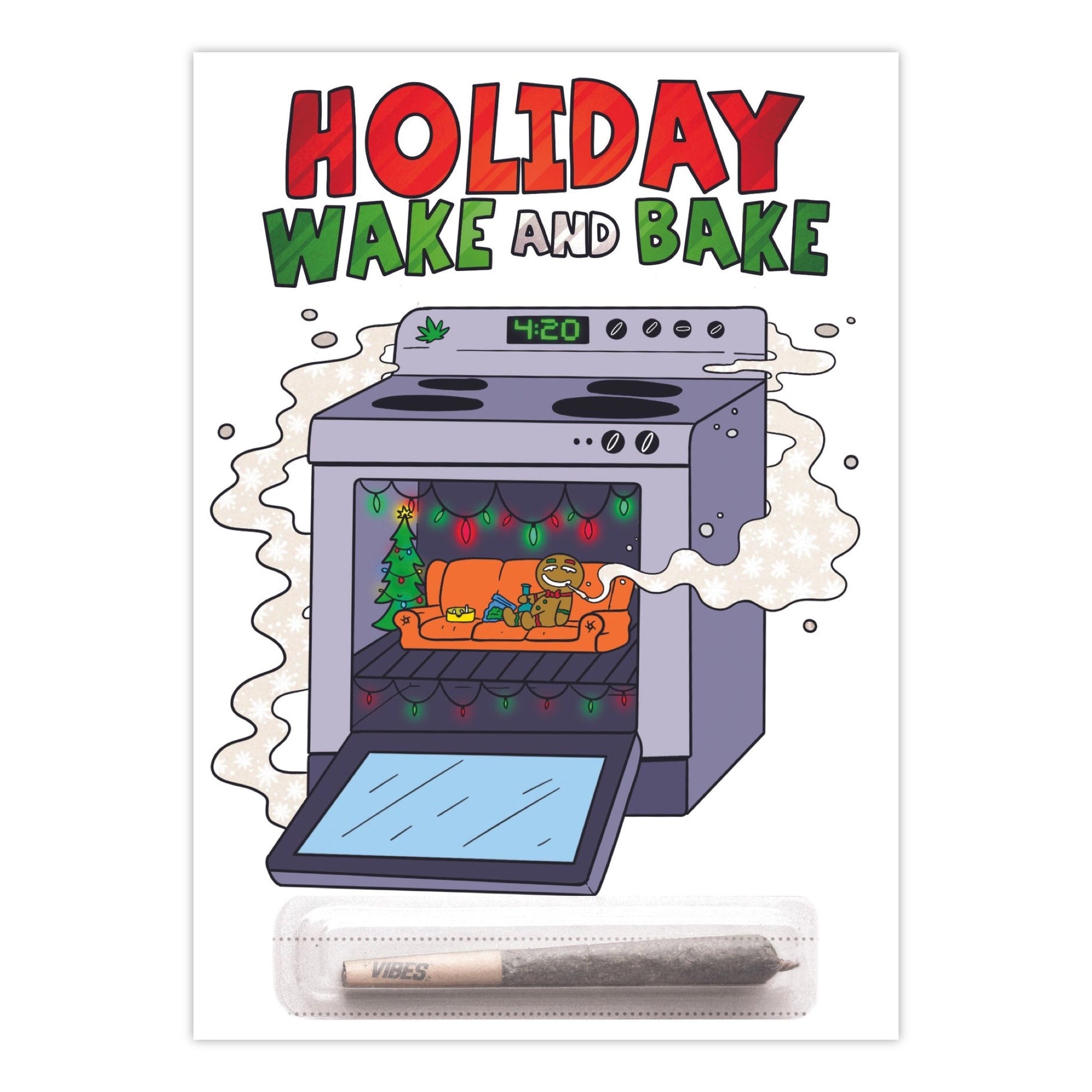 420 Cardz Holiday Wake & Bake Card by 420 Cardz | Mission Dispensary