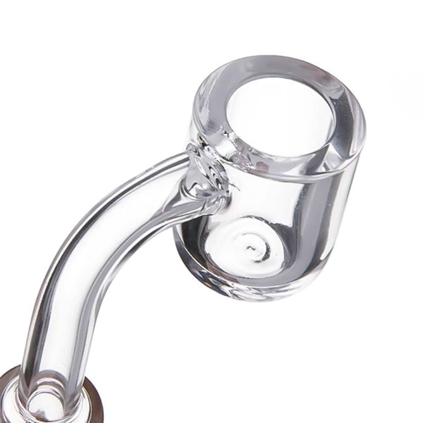 4mm Thick Flat Top Female Quartz Bucket by Mission Dispensary | Mission Dispensary