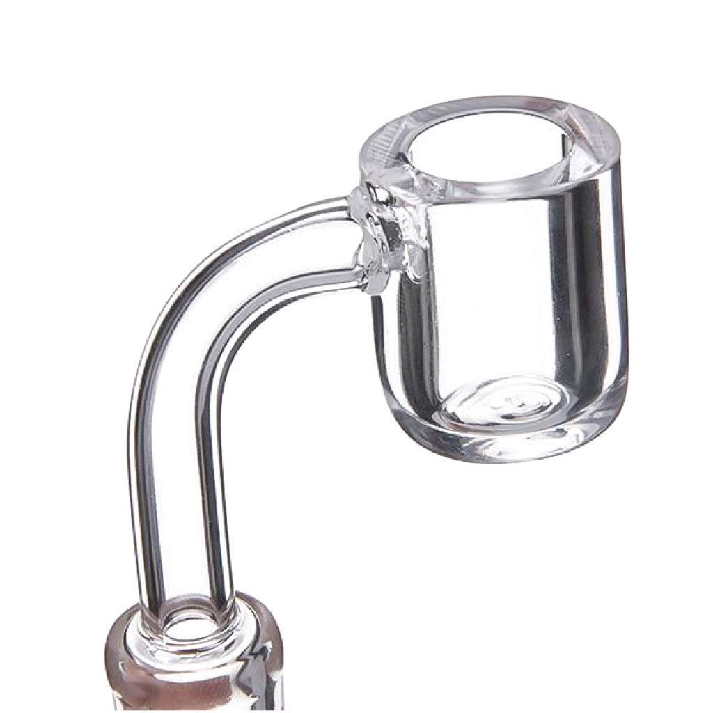 4mm Thick Flat Top Female Quartz Bucket by Mission Dispensary | Mission Dispensary