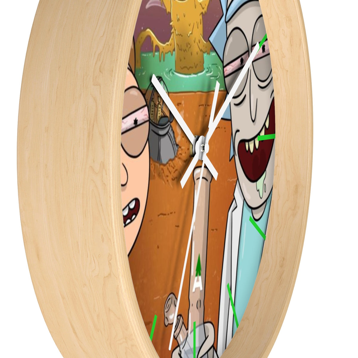 Rick & Morty “Space Beach” Wall Clock by Mission Dispensary | Mission Dispensary