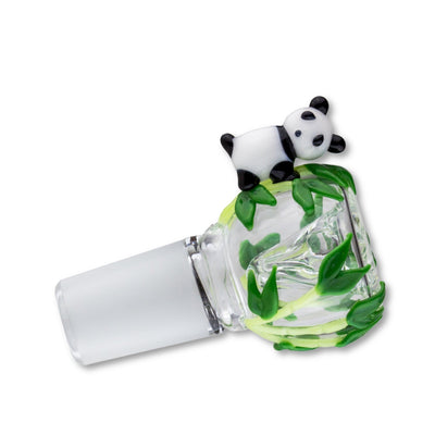 Empire Glassworks Panda Cub Bowl Piece 🐼 by Empire Glassworks | Mission Dispensary