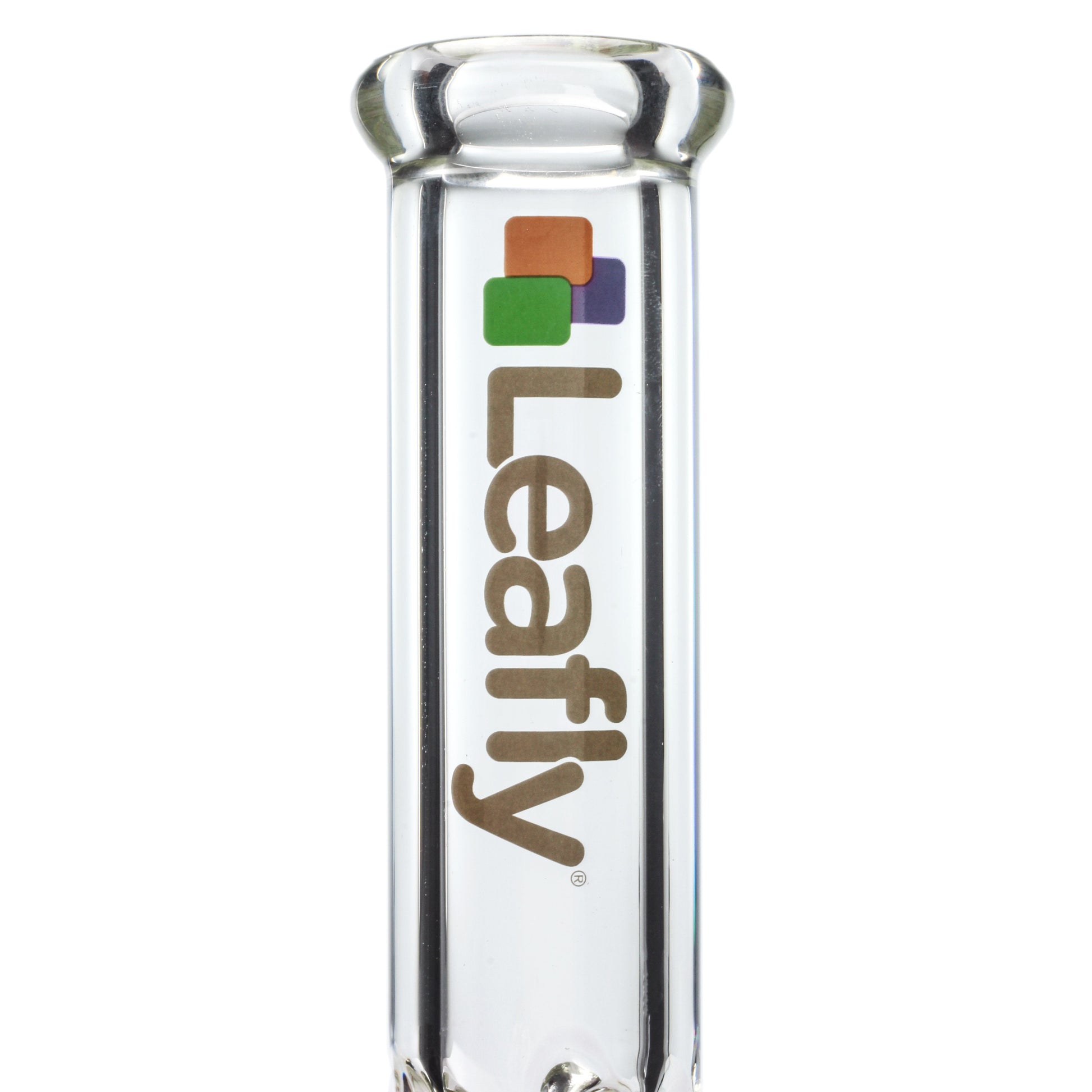 Leafly Strain Tile Beaker Bong - Sativa, Indica or Hybrid by Leafly Water Pipes | Mission Dispensary