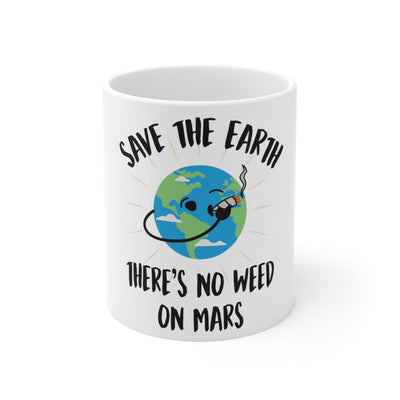 Save the Earth Ceramic Coffee Mug ☕️ by Mission Dispensary | Mission Dispensary