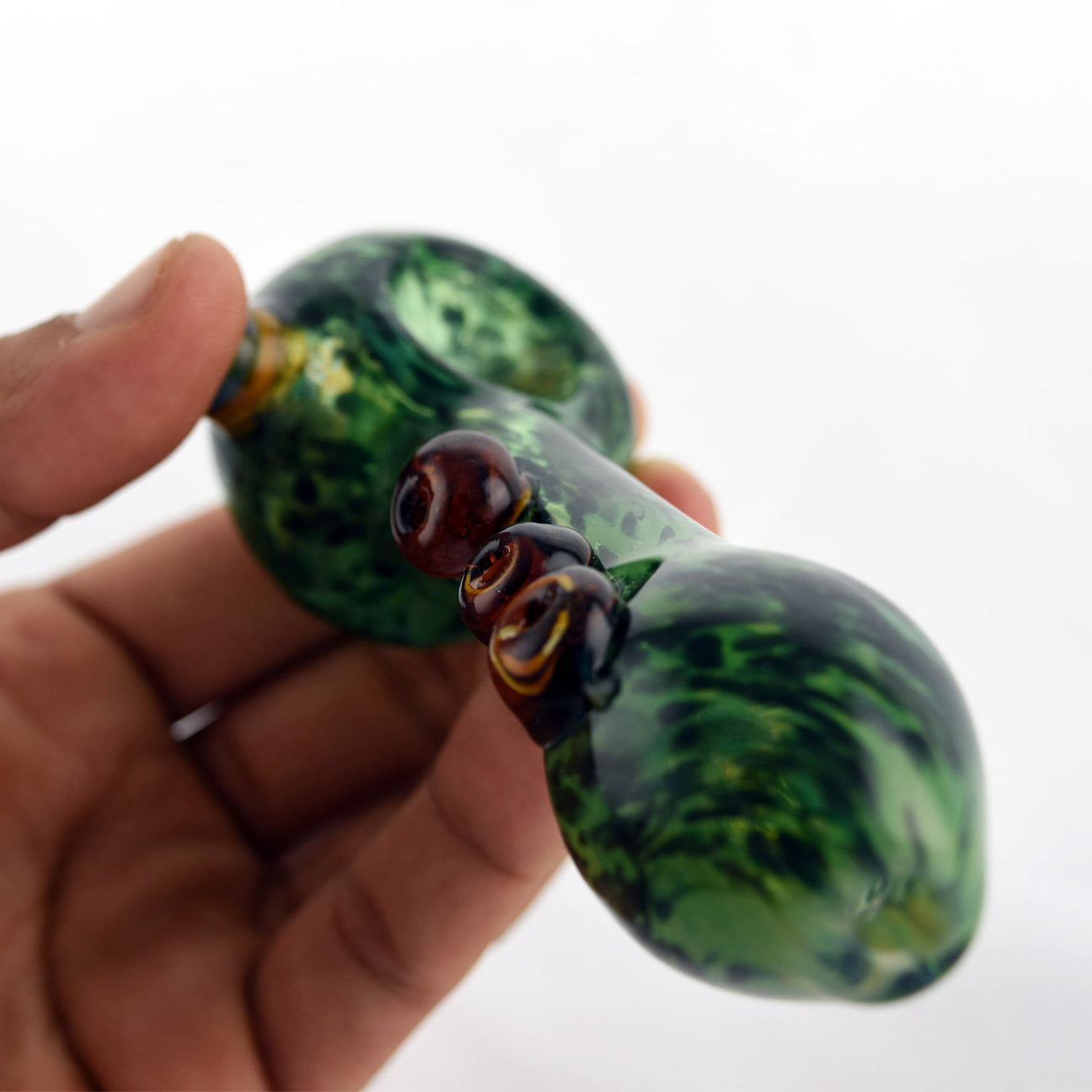 Rainforest Tree Glass Hand Pipe 🌲 by Mission Dispensary | Mission Dispensary