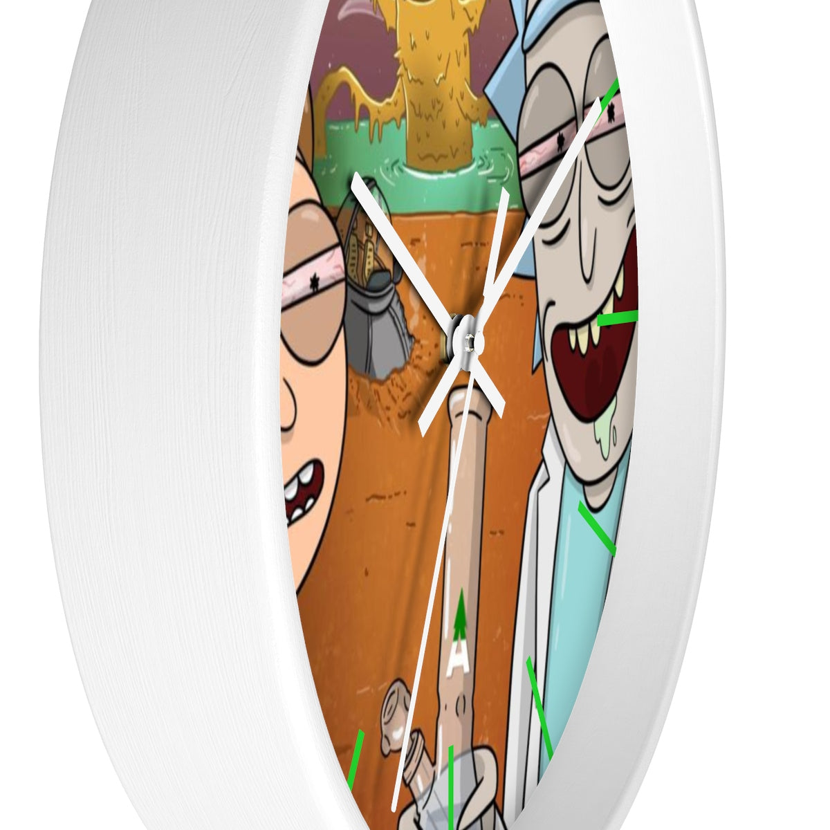 Rick & Morty “Space Beach” Wall Clock by Mission Dispensary | Mission Dispensary