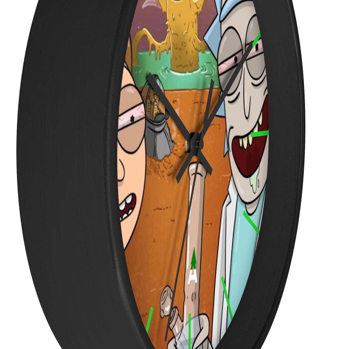 Rick & Morty “Space Beach” Wall Clock by Mission Dispensary | Mission Dispensary