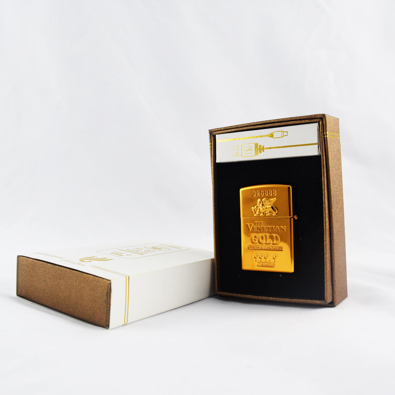 Gold Brick Rechargeable Windproof Lighter 🔥 by Mission Dispensary | Mission Dispensary