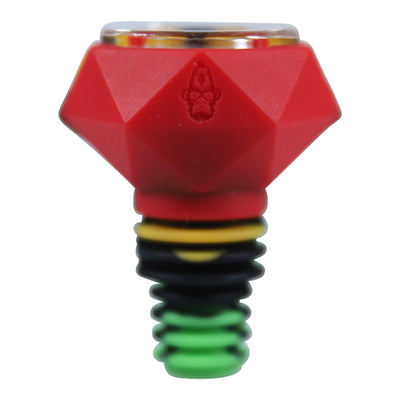 Space King Diamond Silicone Bowl Piece - 14/18mm Male by Space King | Mission Dispensary