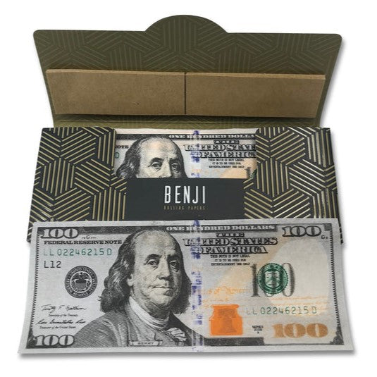 Benji $100 Dollar Bill Rolling Papers by Benji | Mission Dispensary