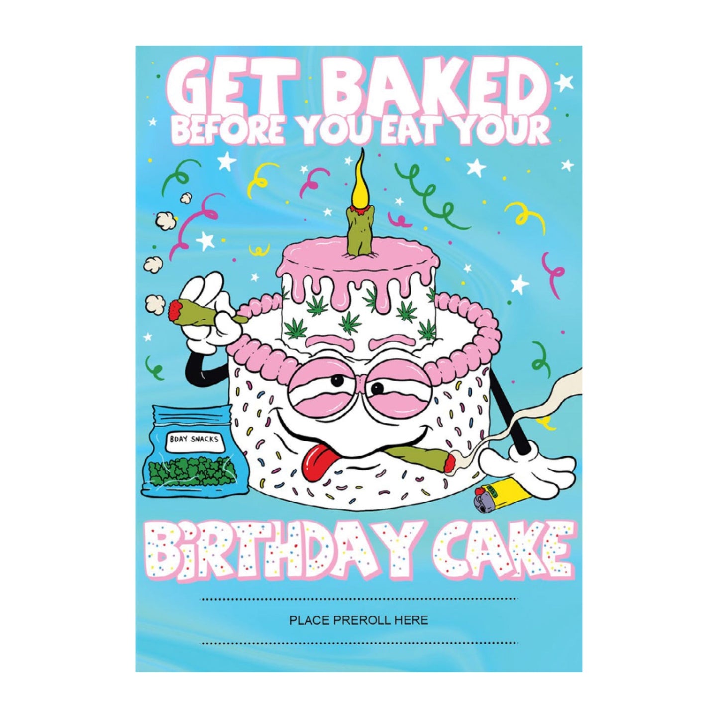 420 Cardz Birthday Cake Card by 420 Cardz | Mission Dispensary