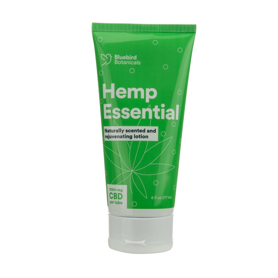 Bluebird Botanicals Hemp Essential Lotion (6oz, 1250mg CBD) by Bluebird Botanicals | Mission Dispensary