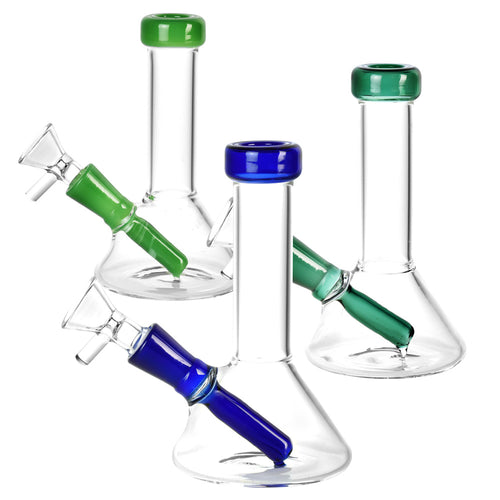 Mission Dispensary 5.25” Conical Mini Beaker Bong by Mission Dispensary | Mission Dispensary