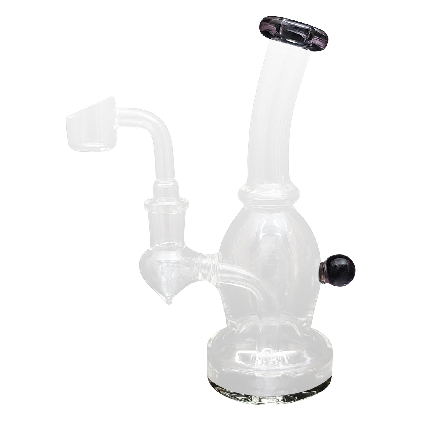 Mission Dispensary 6.5” Curved Body Dab Rig 🌿 by Mission Dispensary | Mission Dispensary