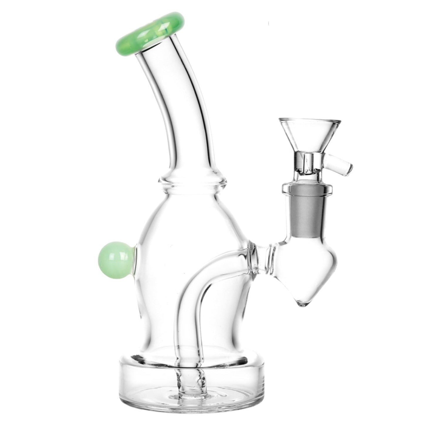 Mission Dispensary 6.5” Curved Body Dab Rig 🌿 by Mission Dispensary | Mission Dispensary